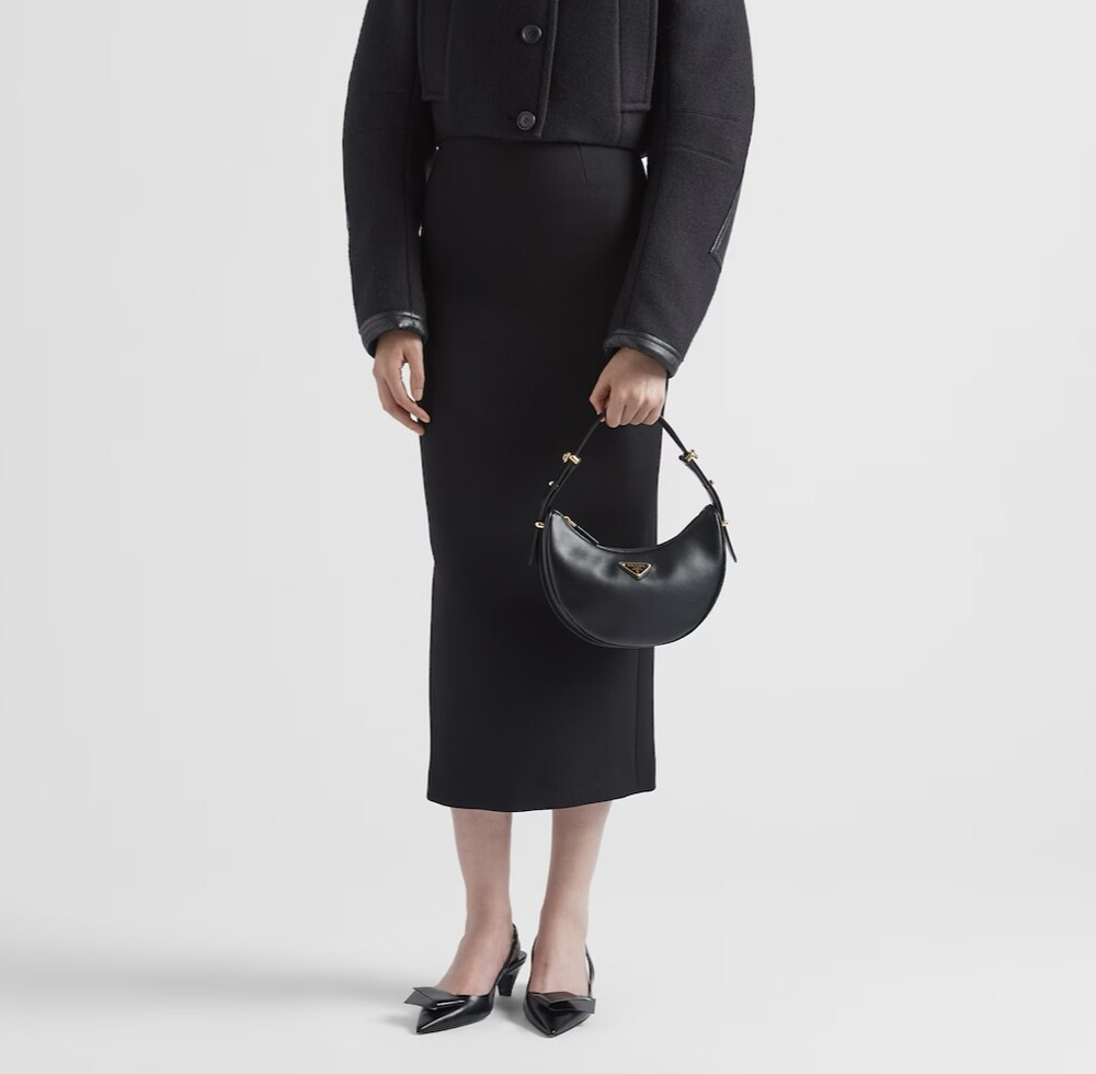 [럭스유] 프라다 아르케 스몰 가죽 숄더백 1BC194