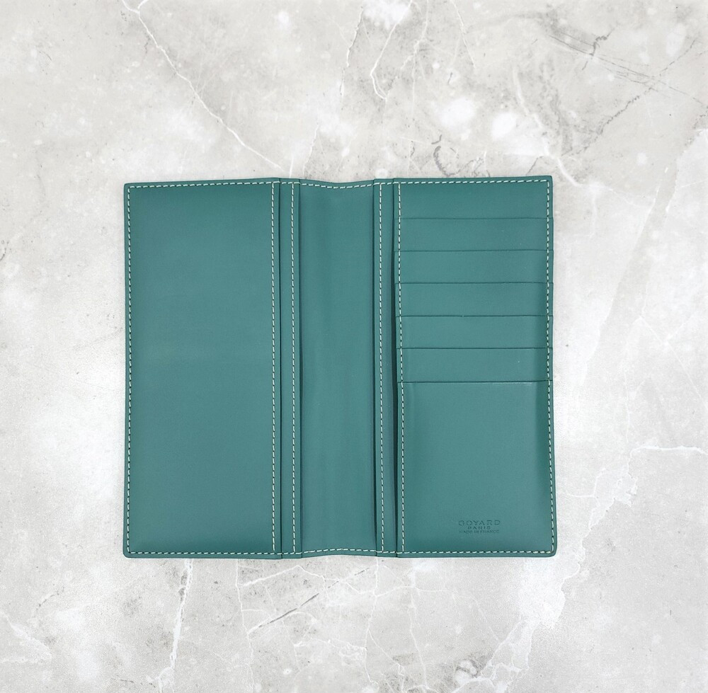 [럭스유] 고야드 스페셜 그린 생로슈 장지갑 APMROCH2