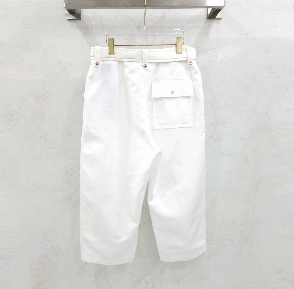 [럭스유] 46 / 디올 X 사카이 한정판 CD 버클 크롭 팬츠 213C122B4451