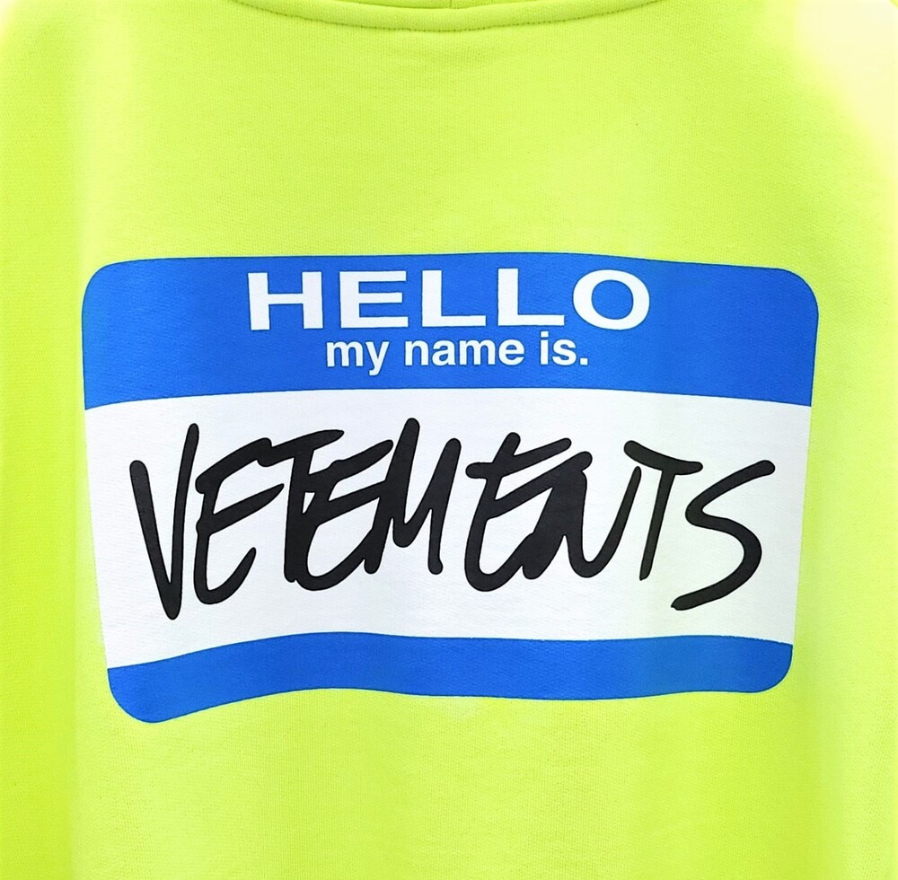 [럭스유] XS / 베트멍 헬로마이네임 오버 후드티