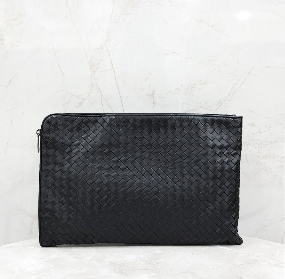 [럭스유] 보테가베네타 인트레치아토 레더 클러치백 라지