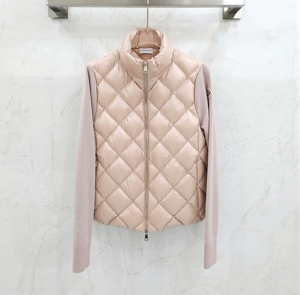 [럭스유] XS / 몽클레어 트리콧 울 패딩 가디건 J20939B00017