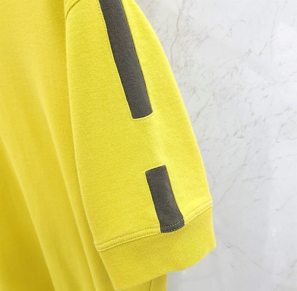 [럭스유] M / 에르메스 라임 H 로고 반팔 티셔츠