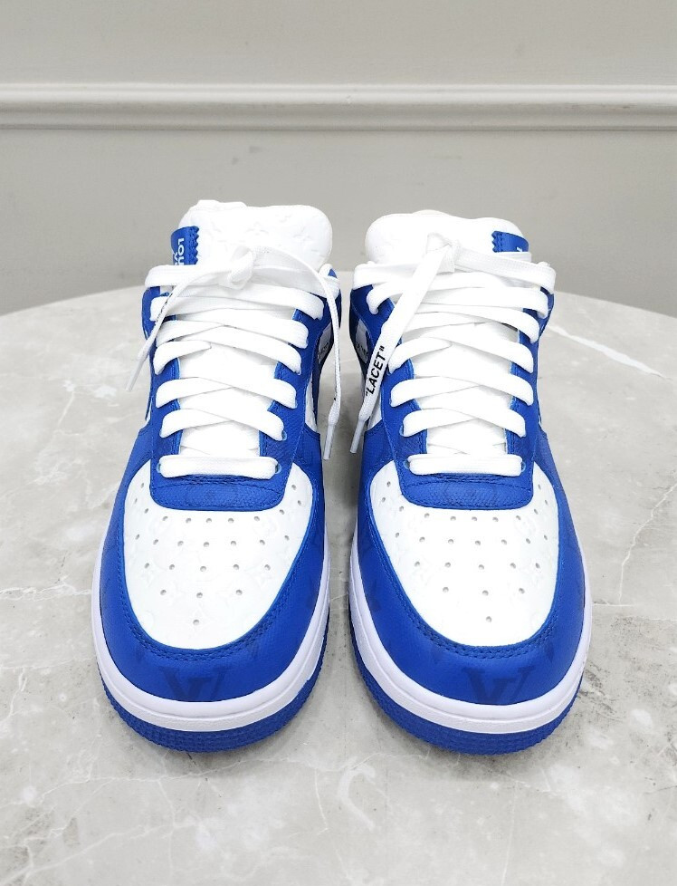 [럭스유] 6.5 / 루이비통 X 나이키 에어포스1 버질아블로 팀 로얄