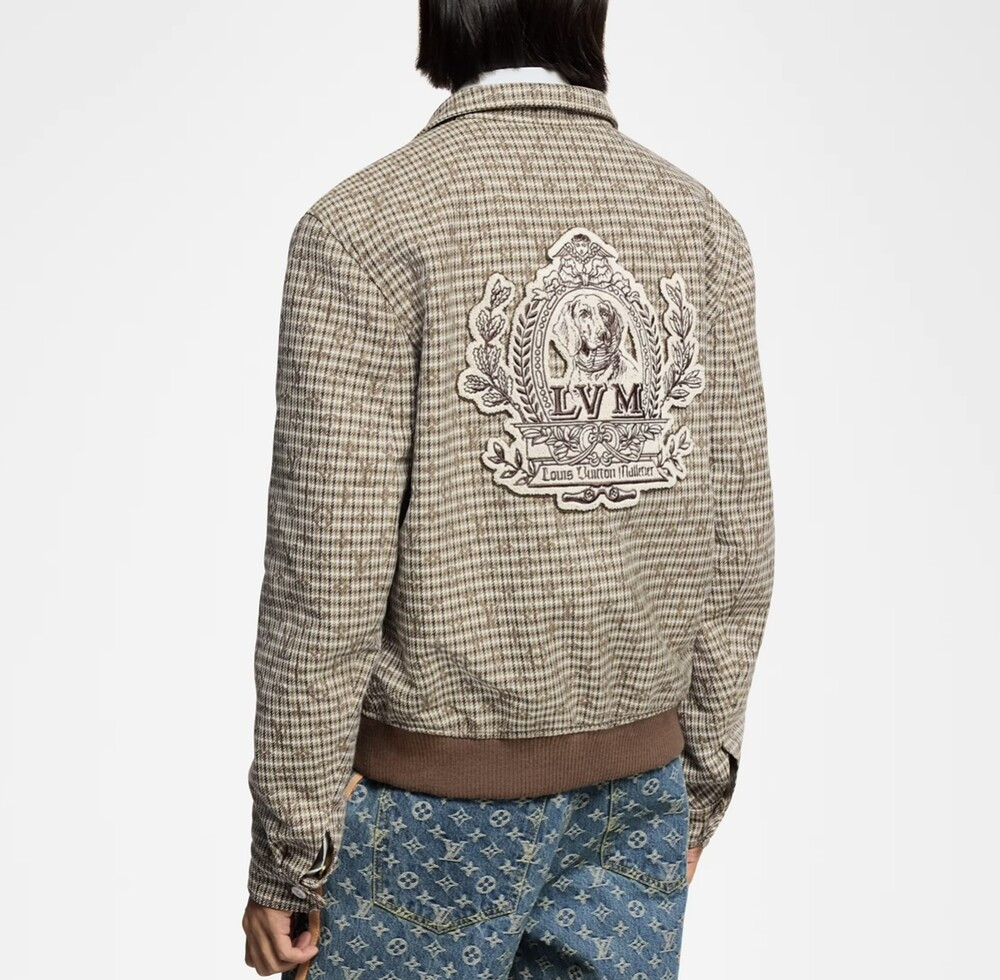 [럭스유] (새상품) 46 / 루이비통 모노그램 울 해링턴 블루종 자켓 1AGIOW