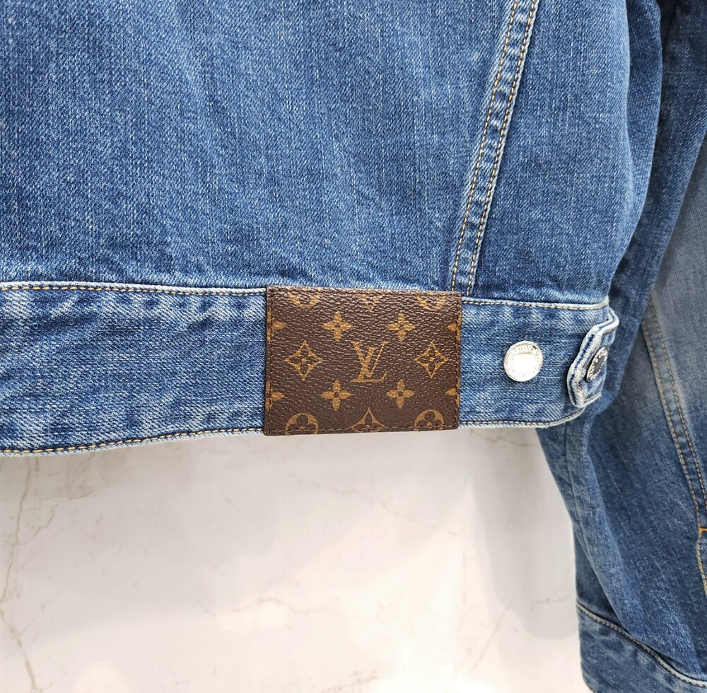 [럭스유] 38 / 루이비통 X 쿠사마야요이 한정판 멀티패치 데님 자켓