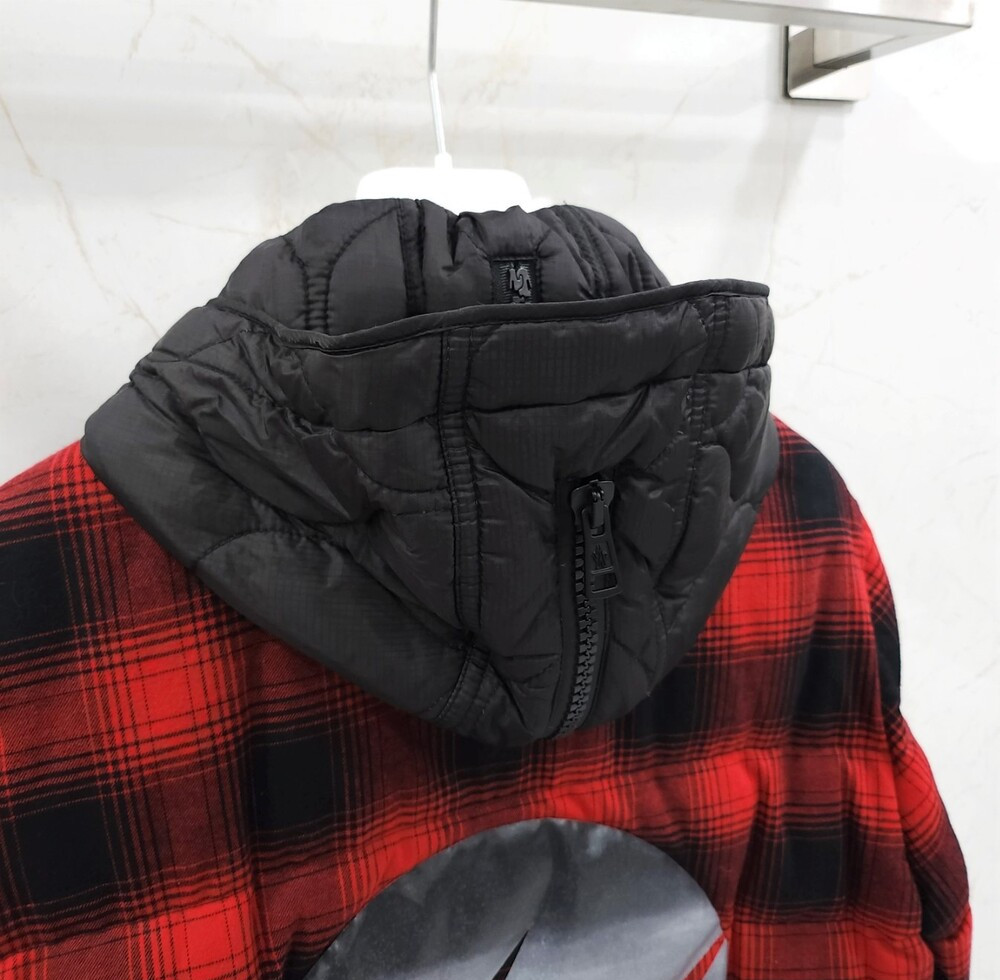 [럭스유] (새상품) 2 / 몽클레어 X 프라그먼트 댄버 체크 패딩 자켓