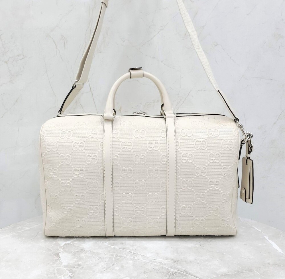 [럭스유] 구찌 GG 엠보스드 트래블 크로스 더플백 625768