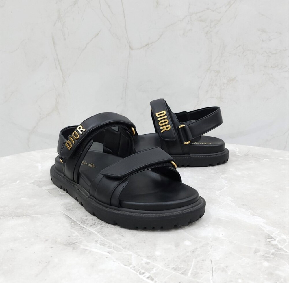 [럭스유] 38 / 디올 액트 벨크로 스트랩 샌들 KCQ547LAB