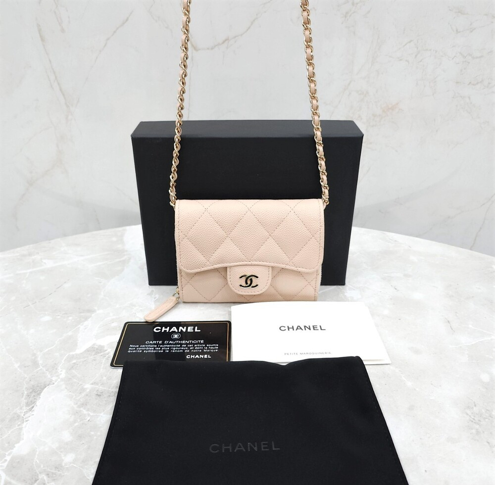 [럭스유] 샤넬 클래식 캐비어 카드지갑 미니백 31번대