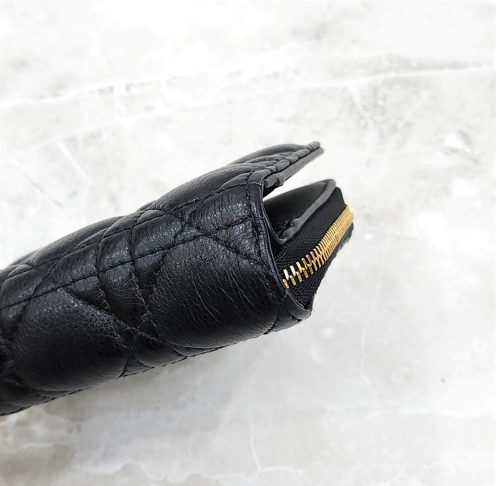 [럭스유] 디올 졸리 스칼렛 블랙 까나쥬 지갑 S3111UNJB_M900