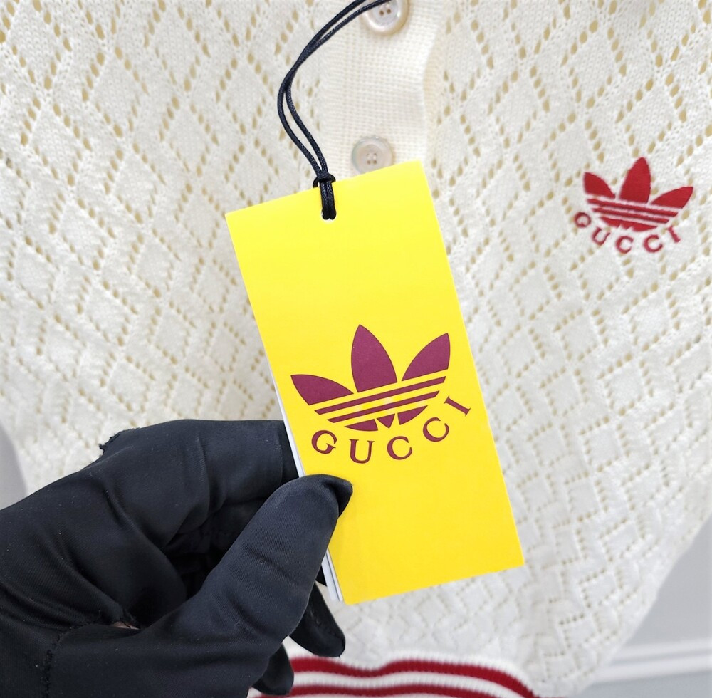 [럭스유] XXS.XS / 구찌 X 아디다스 코튼 폴로 반팔 스커트 세트