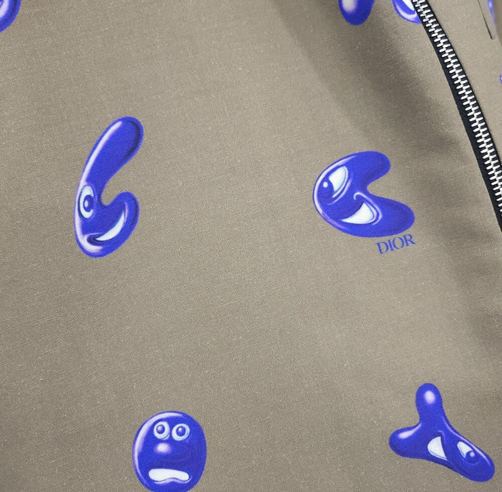 [럭스유] 50 / 디올 X 케니샤프 패턴 울 집업 자켓