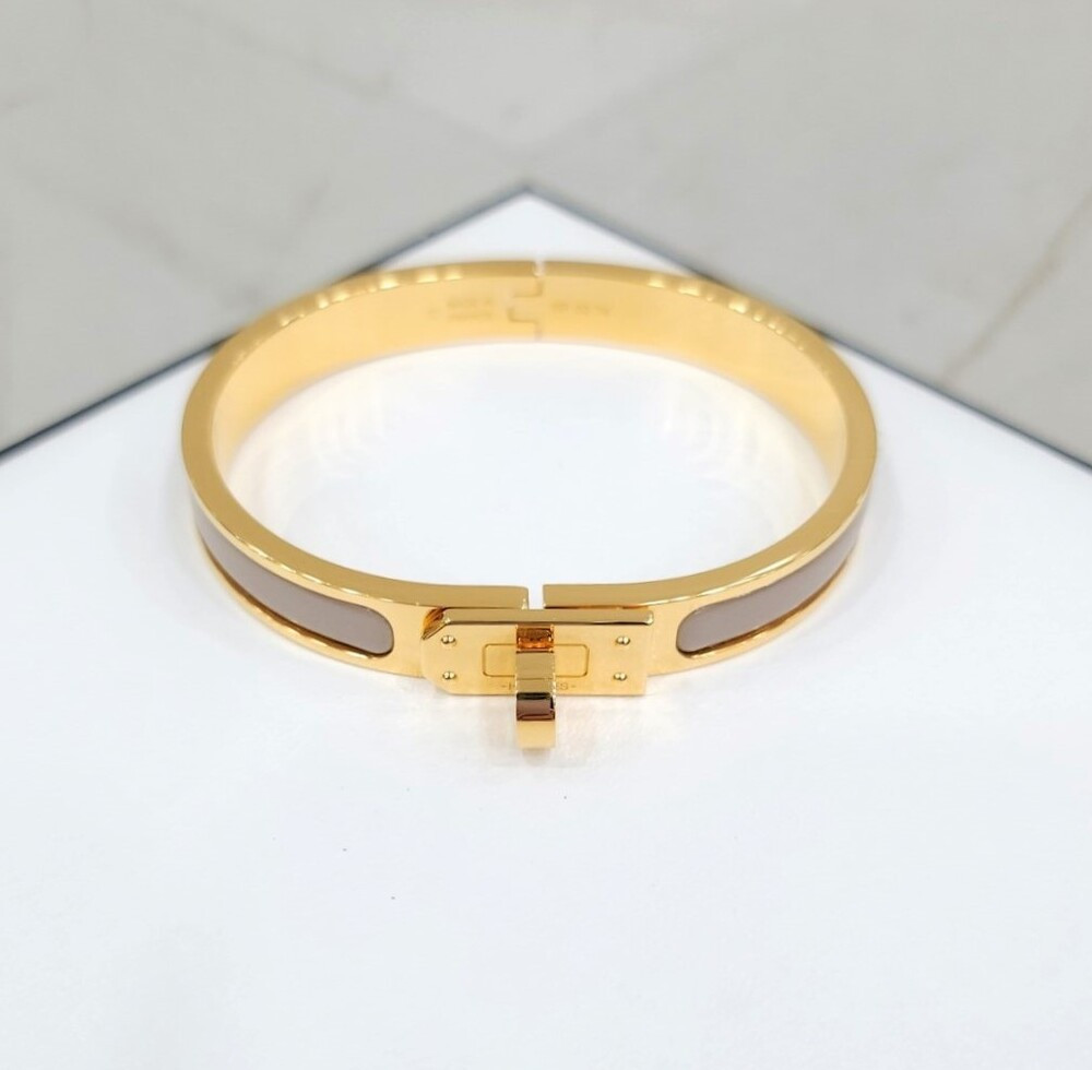 [럭스유] 에르메스 미니 클릭 켈리 팔찌 PM 마론글라쎄 H200004F