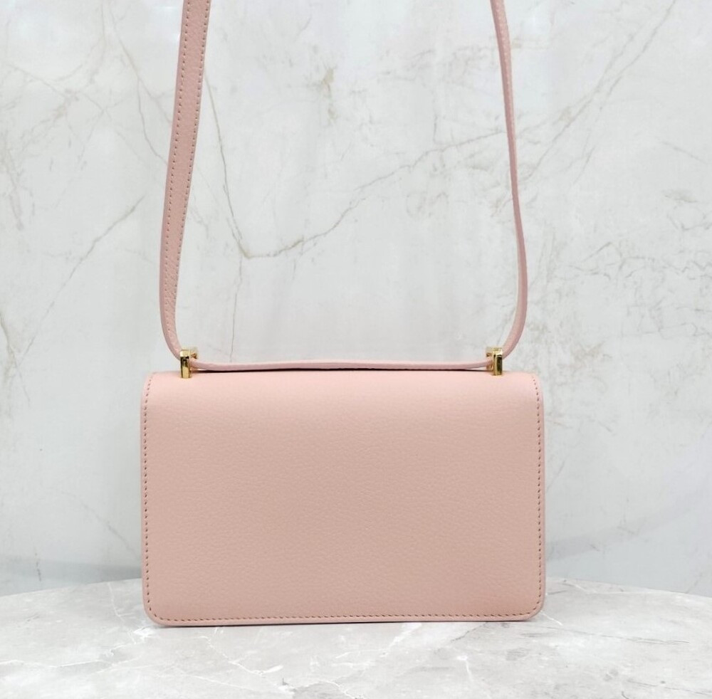 [럭스유] (새상품) 버버리 미니 TB 레더 크로스백 핑크 8063128