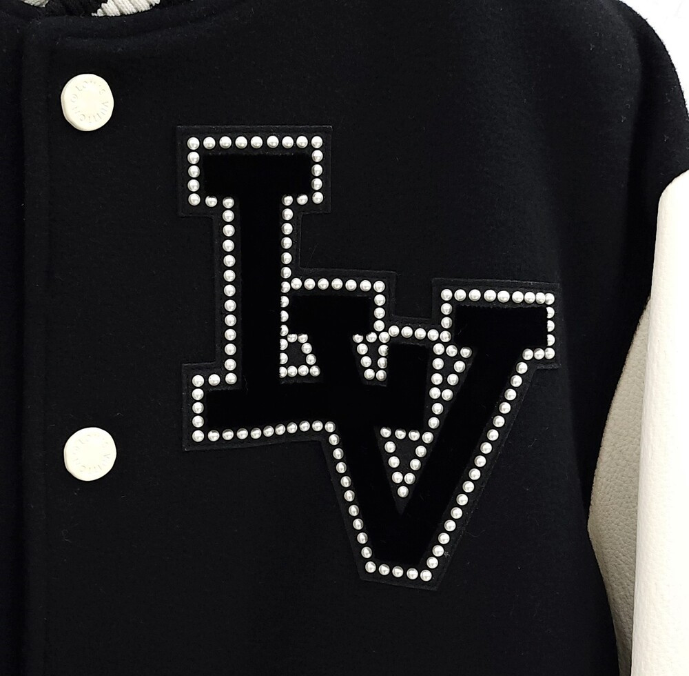 [럭스유] (새상품) 50 / 루이비통 LV 시그니처 바시티 블루종 자켓 1AFINS