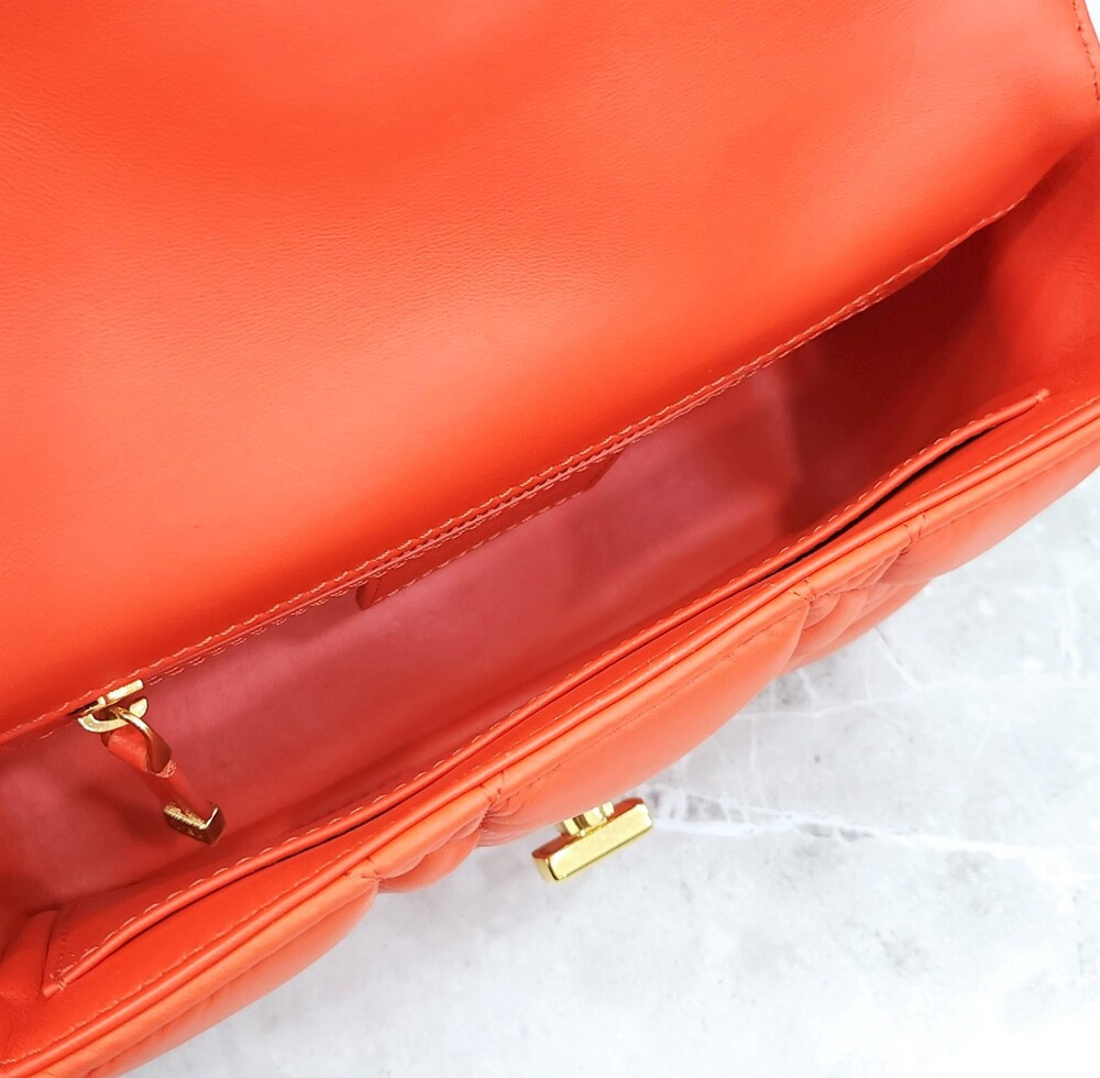 [럭스유] 디올 카로백 스몰 오렌지 금장