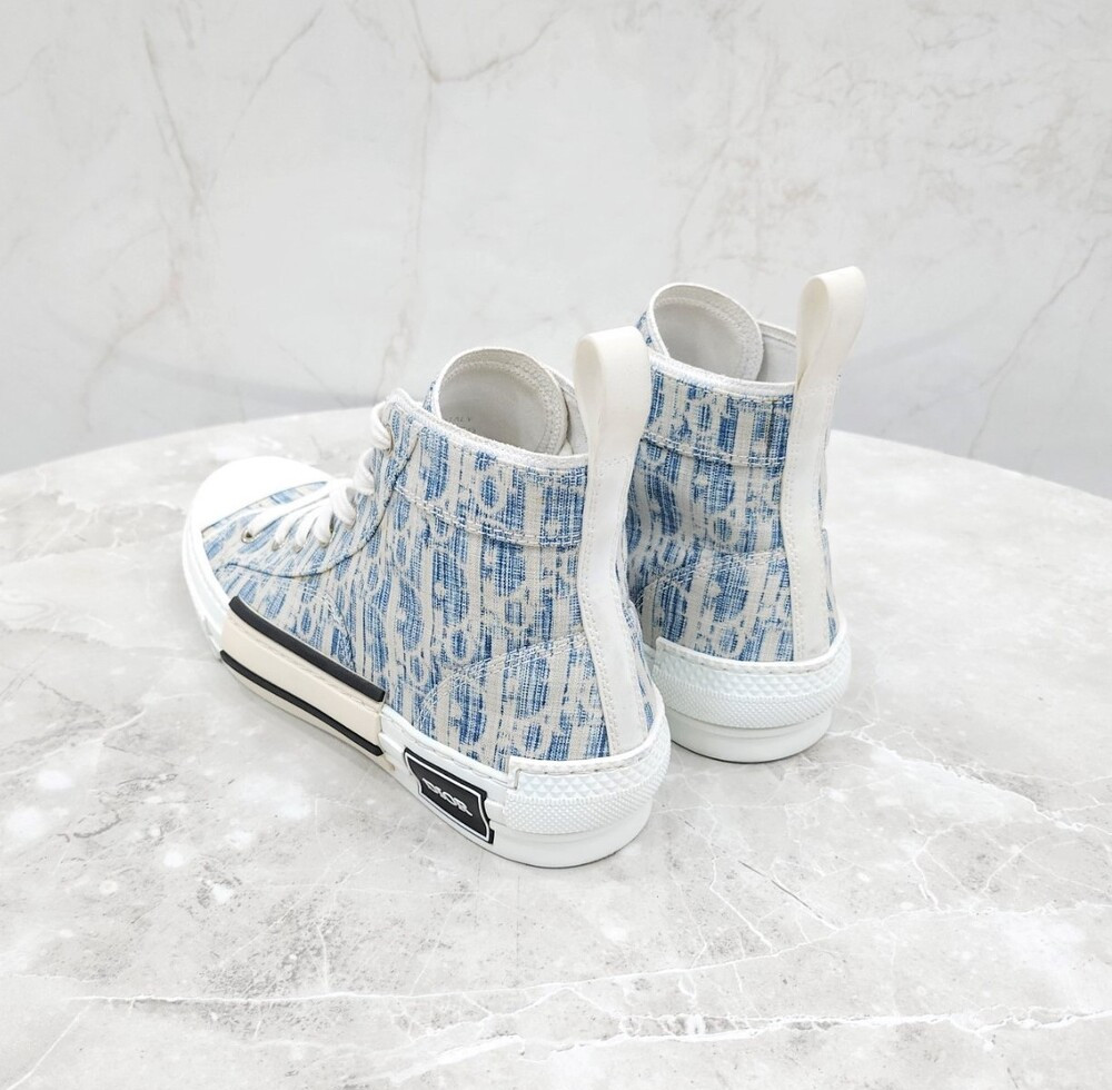 [럭스유] 38 / 디올 데님 오블리크 B23 하이탑 스니커즈