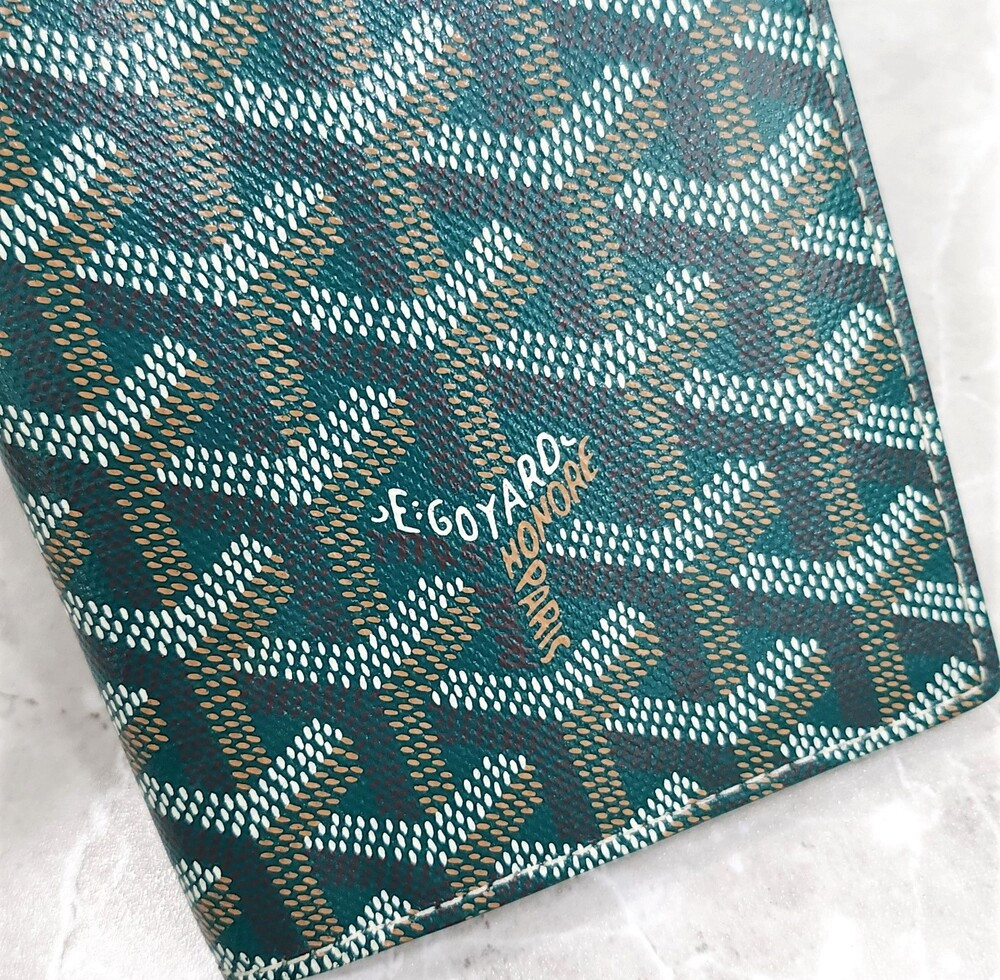 [럭스유] 고야드 스페셜 그린 생로슈 장지갑 APMROCH2