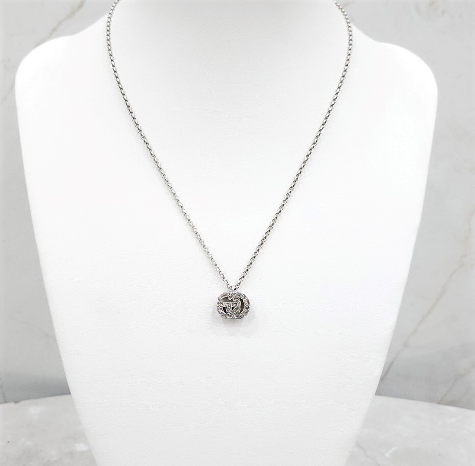 [럭스유] 구찌 더블 G 실버 목걸이