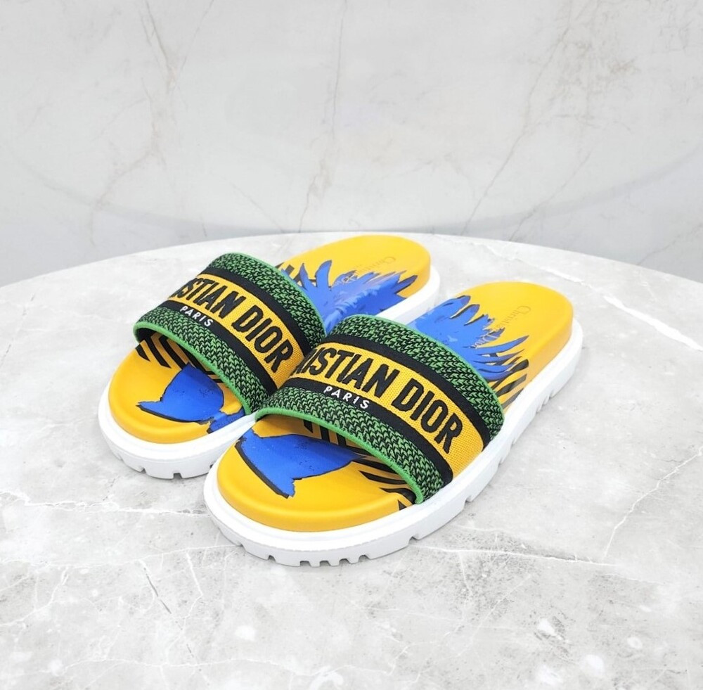 [럭스유] (새상품) 39 / 디올 디웨이 슬라이드 슬리퍼