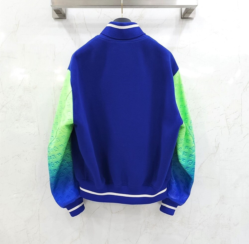 [럭스유] 50 / 루이비통 믹스 그라디언트 레더 바시티 자켓