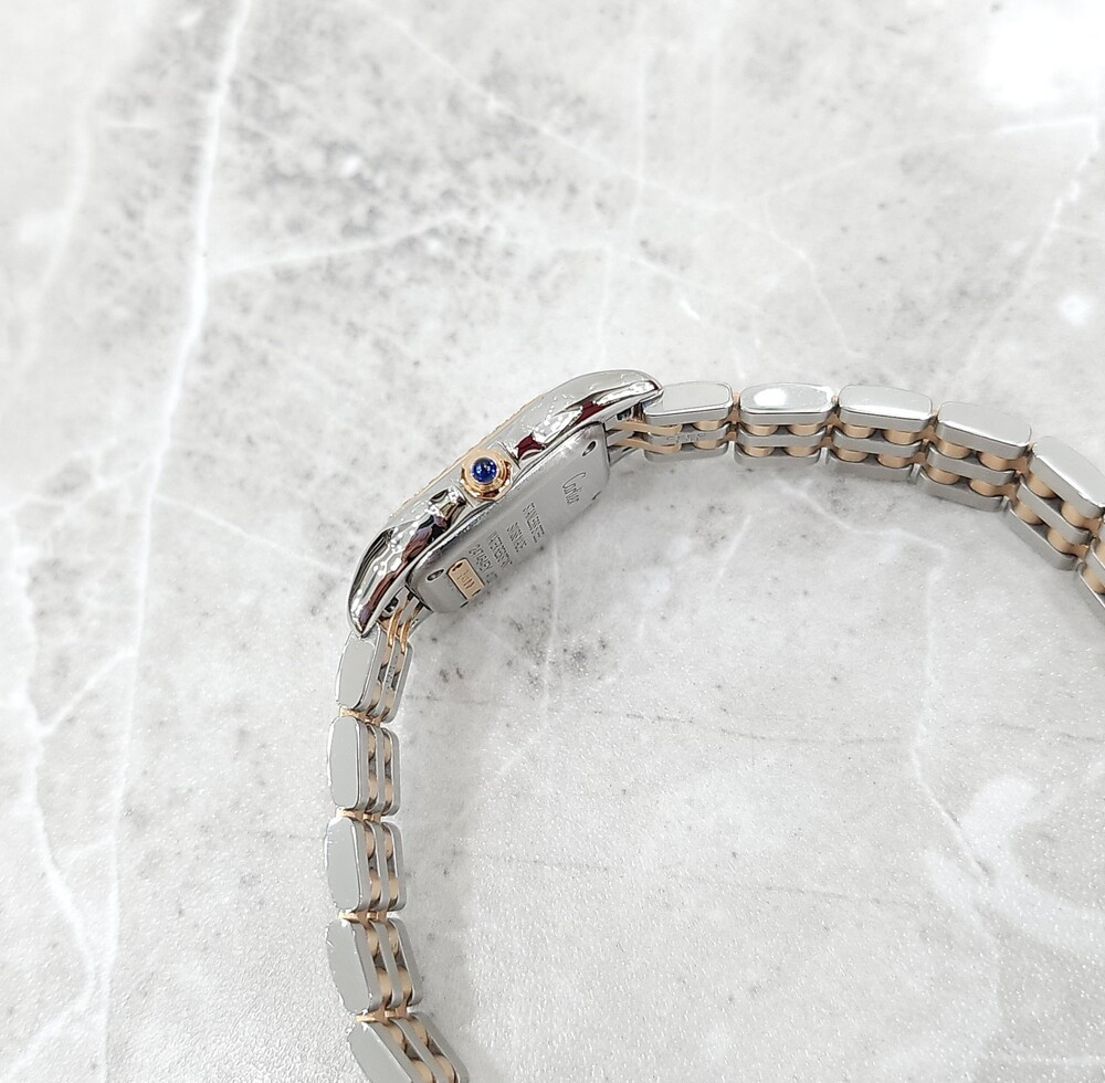 [럭스유] 까르띠에 다이아 팬더 드 까르띠에 콤비 메탈 시계 스몰 W3PN0006