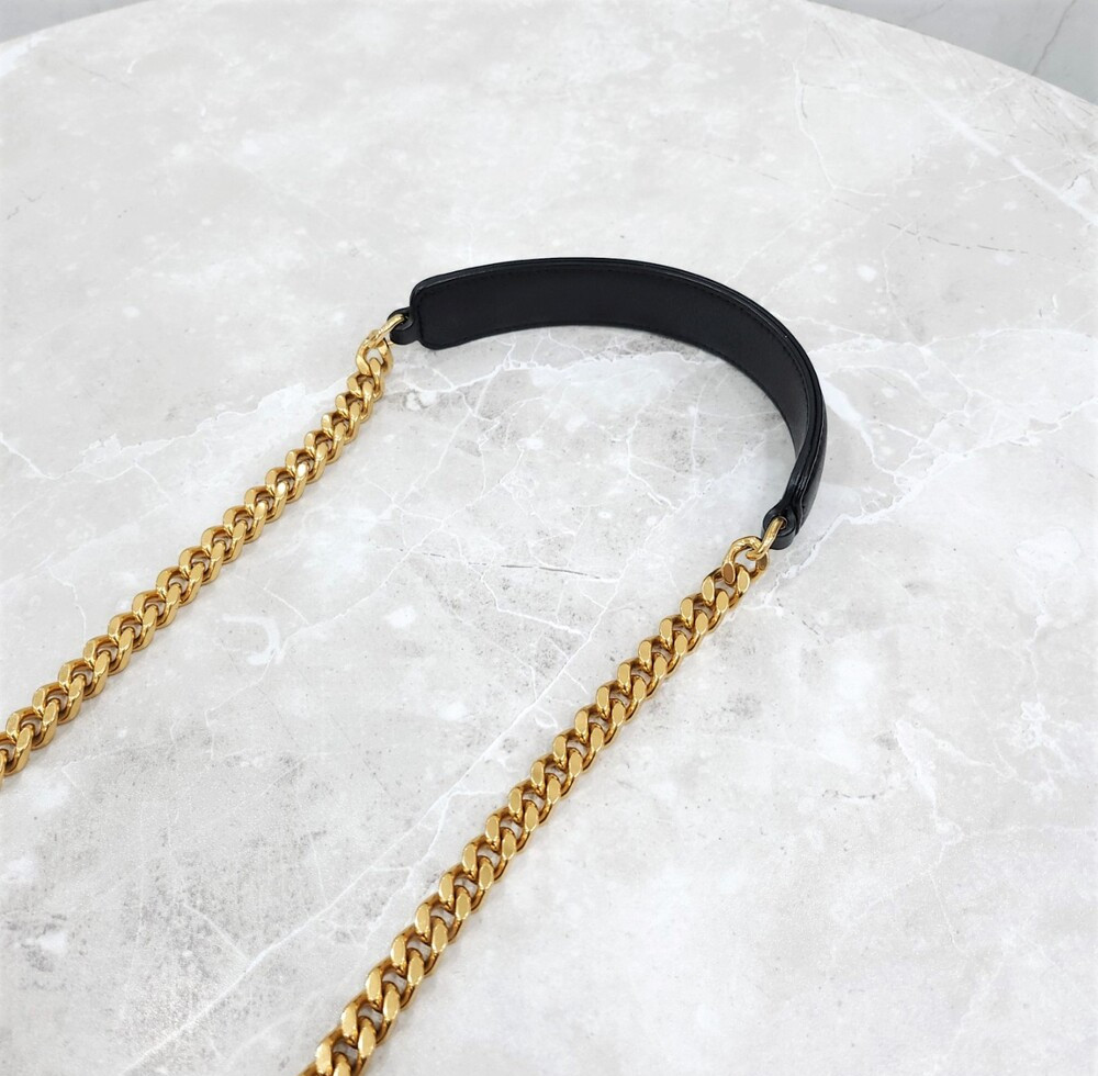 [럭스유] 생로랑 그랑 드 뿌드르 비키 레더 숄더백 미듐 532612