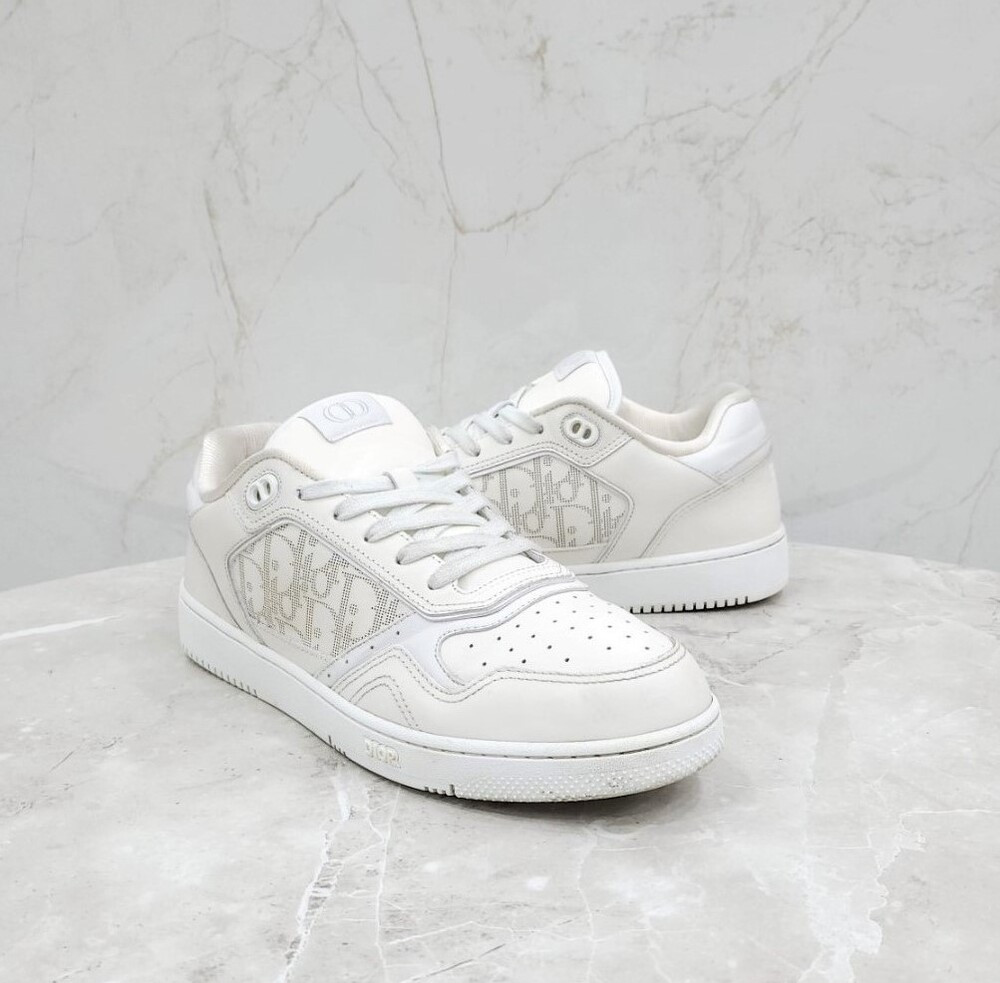 [럭스유] 44 / 디올 화이트 업타운 B27 로우탑 스니커즈 3SN272ZSB