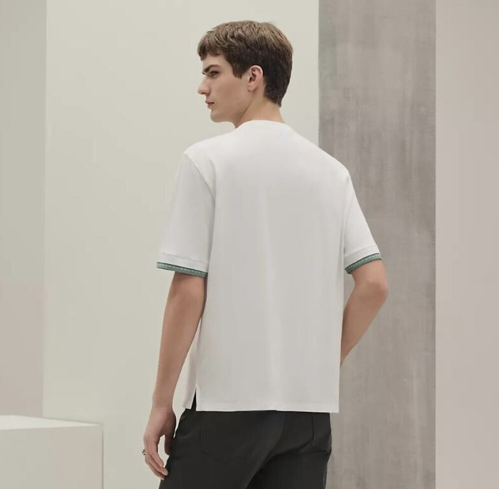 [럭스유] (새상품) M / 에르메스 Piqures Sellier 반팔 티셔츠 H567815HA