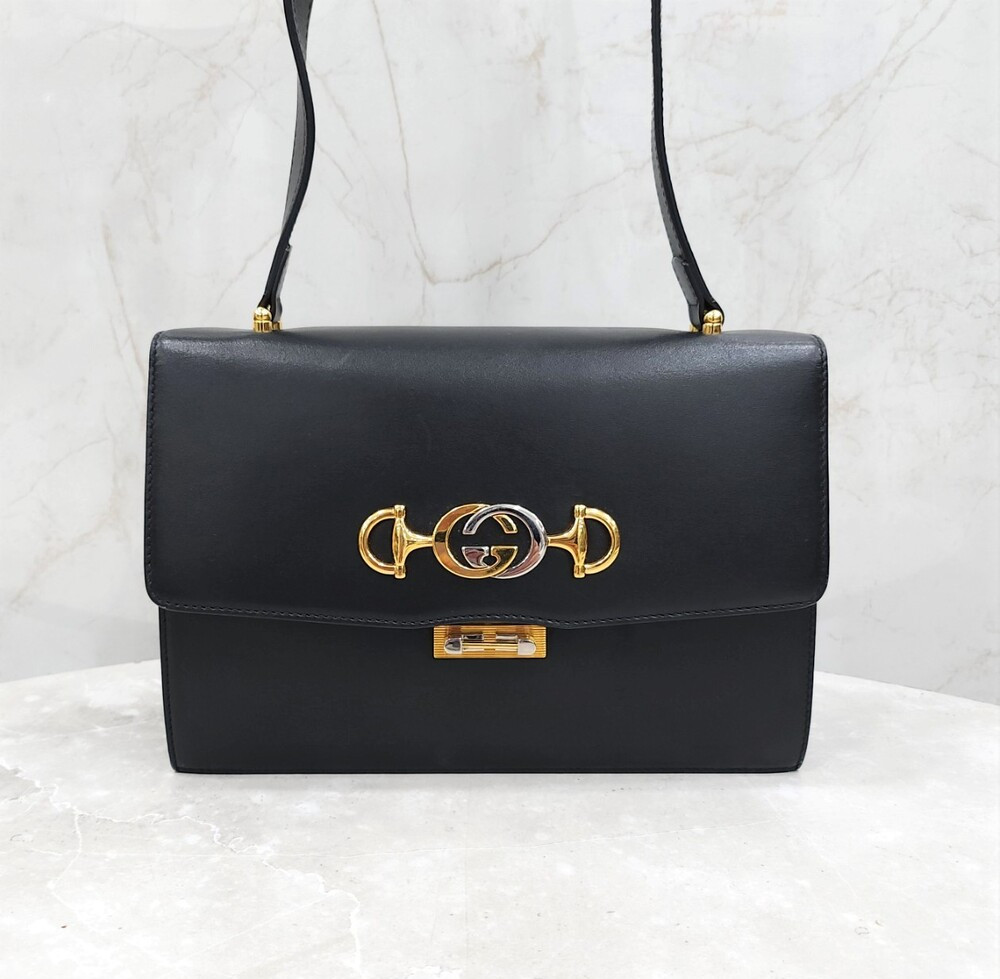 [럭스유] 구찌 메탈 로고 주미 숄더백 스몰