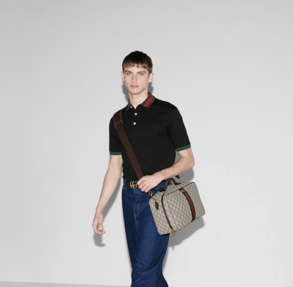 [럭스유] (새상품) 구찌 GG 오피디아 캔버스 삼선 여행가방 752587