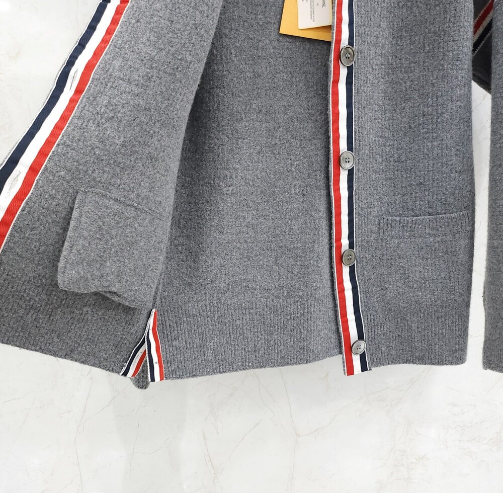 [럭스유] (새상품) 36 / 톰브라운 울 캐시미어 코튼 루프백 워크 자켓 라이트 그레이