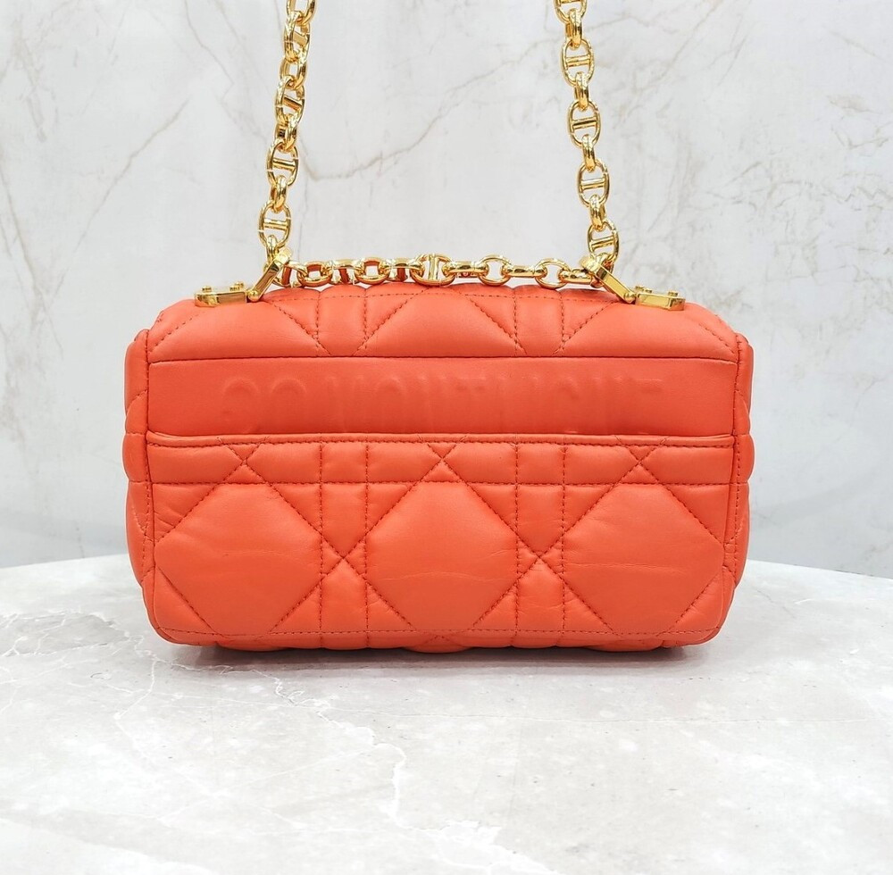 [럭스유] 디올 카로백 스몰 오렌지 금장