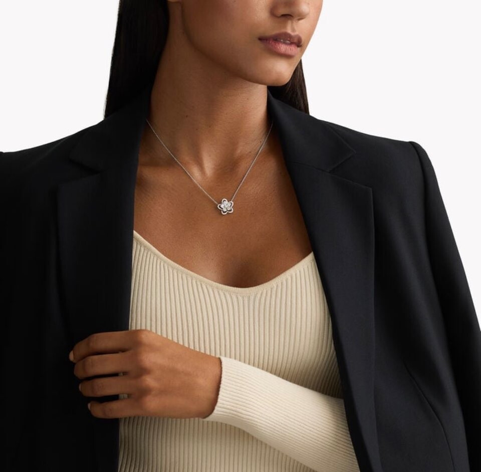 [럭스유] (새상품) 그라프 와일드 플라워 다이아몬드 펜던트 목걸이 RGP775