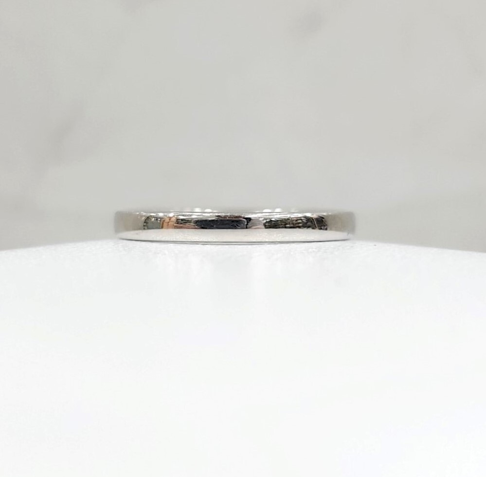 [럭스유] 부쉐론 에퓨어 플래티늄 스몰 웨딩밴드 48호