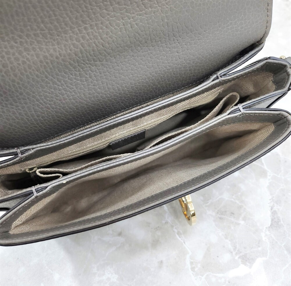 [럭스유] 구찌 인터로킹 탑핸들 체인 숄더백 510302