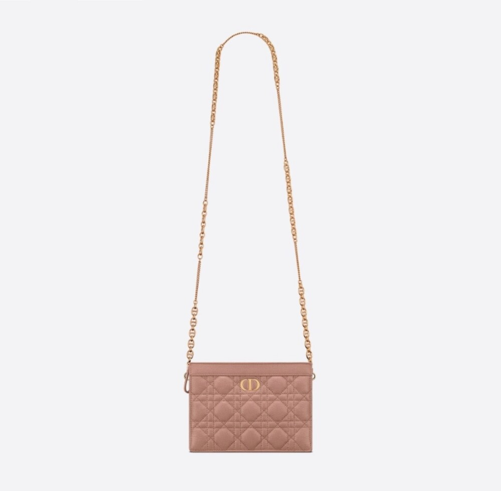 [럭스유] 디올 카로 까나쥬 파우치 체인백 핑크 S5106UWHC