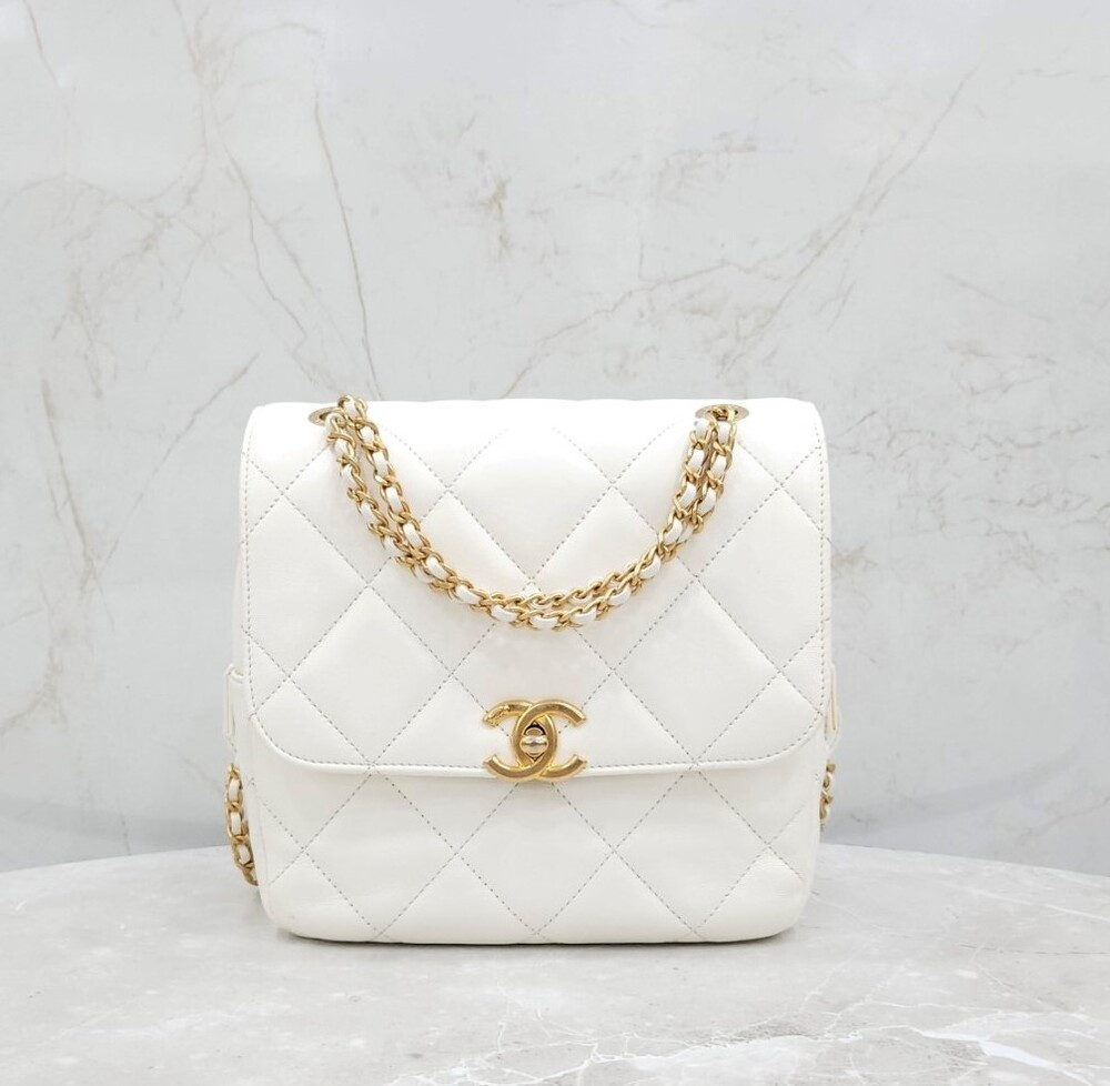 [럭스유] 샤넬 멜로디 체인 백팩 신형내장칩 AS3108