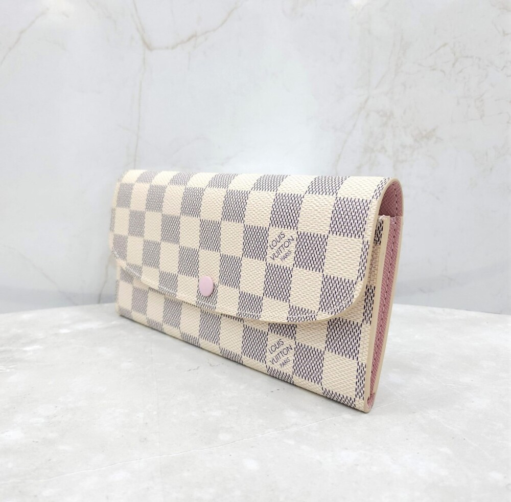 [럭스유] 루이비통 에밀리 월릿 다미에 아주르 장지갑 N41625