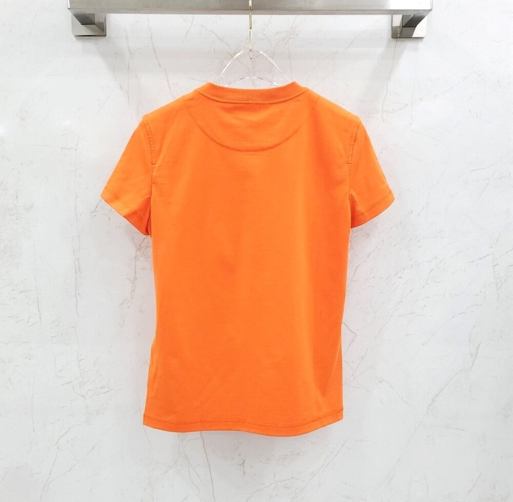 [럭스유] (새상품) 34 / 에르메스 프린티드 스트레이트 반팔 티셔츠