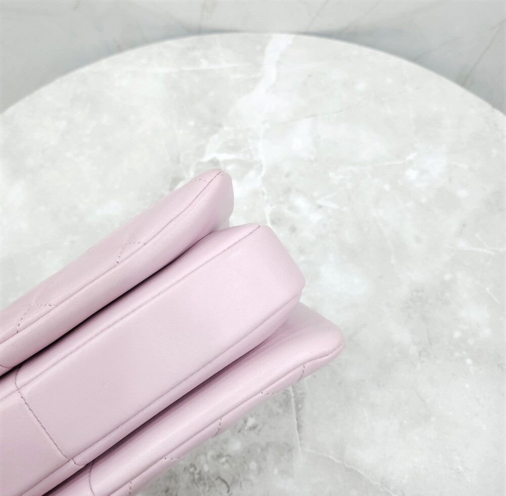 [럭스유] 샤넬 핑크 트렌디CC 램스킨 체인 숄더백 스몰 금장 31번대 A92236