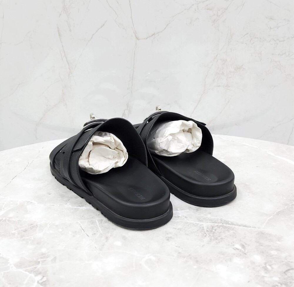 [럭스유] 44 / 에르메스 블랙 켈리 잭슨 샌들 슬리퍼