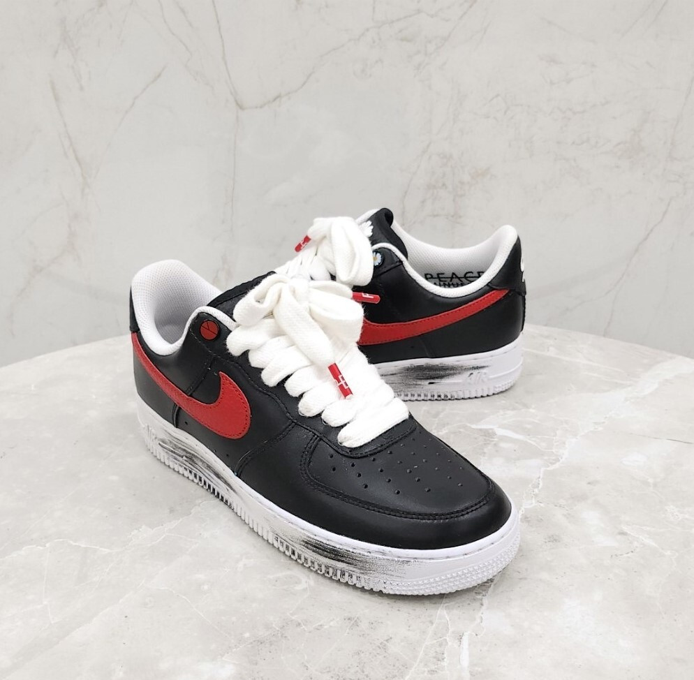 [럭스유] (새상품) US8.5 / 나이키 X 피스마이너스원 에어포스1 파라노이즈 레드