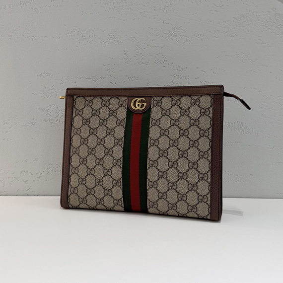 구찌 오피디아 GG 웹스트라이프 클러치백 625549