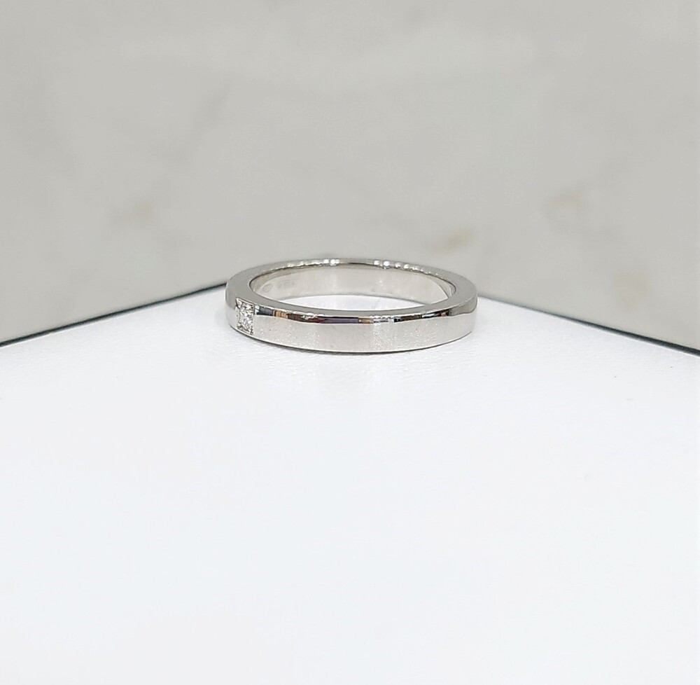 [럭스유] 불가리 다이아 플래티넘 메리미 웨딩링 48호