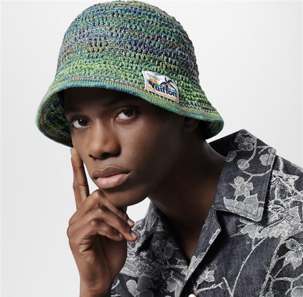 [럭스유] (새상품) 루이비통 다미에 팜트리 크로셰 햇 L M7557L