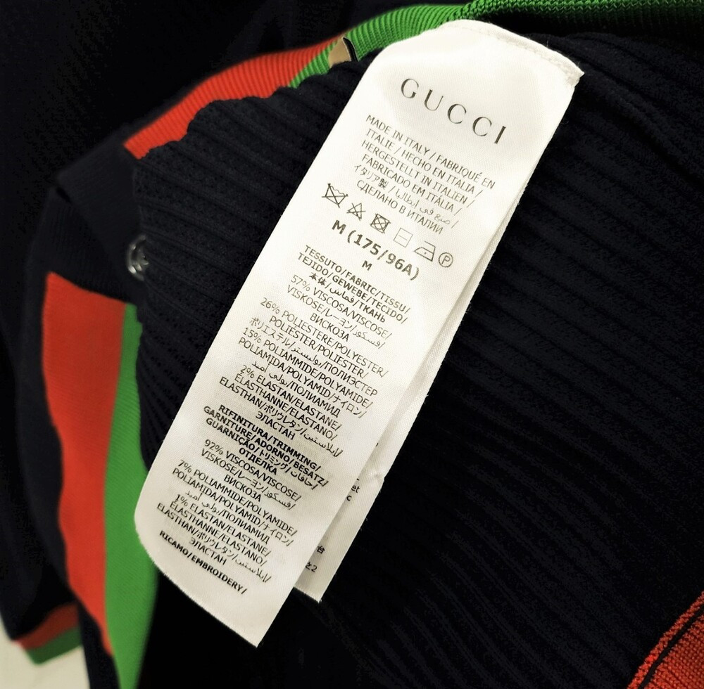 [럭스유] M / 구찌 X 아디다스 비스코스 가디건