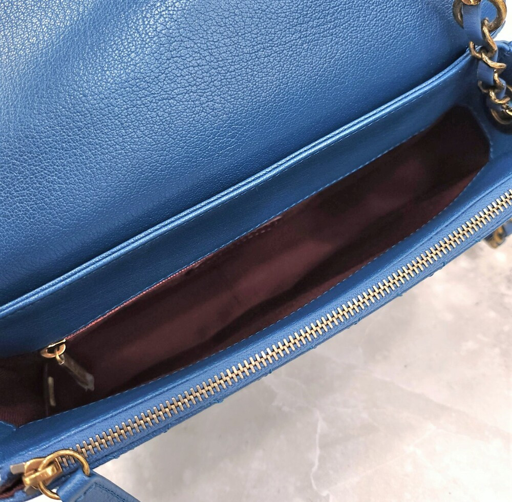 [럭스유] 샤넬 CC 코코 커브 카프스킨 플랩 체인 숄더백 A93462