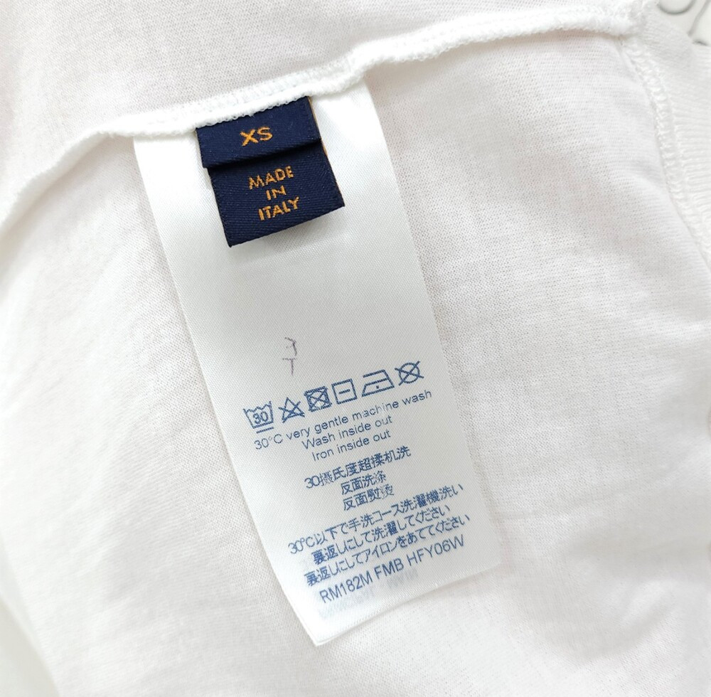 [럭스유] XS / 루이비통 화이트 멀티로고 반팔 티셔츠